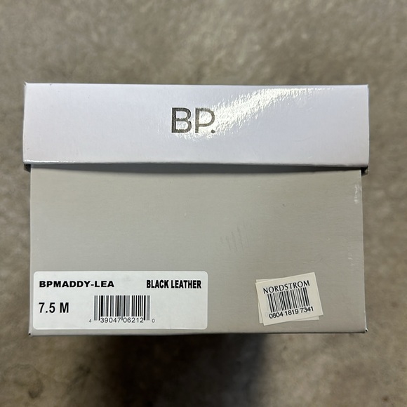 BP. MADDY BOW MULES Black Leather Size 7.5 M PreOwned - Picture 5 of 5